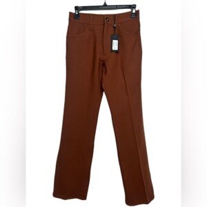 NWT‎ Rag & Bone Light Brown Jacey Wool Pants Size 00